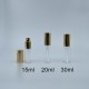 噴瓶 透玻 金蓋金噴頭 15cc 24x63mm