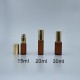 噴瓶 茶玻 金蓋金噴頭 30cc 30x71mm