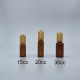滴瓶 雷射霧金 茶玻 15cc