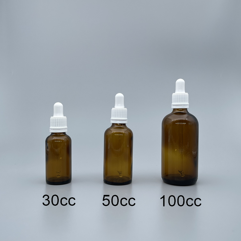 精油滴瓶 德國 茶 白配件 50cc
