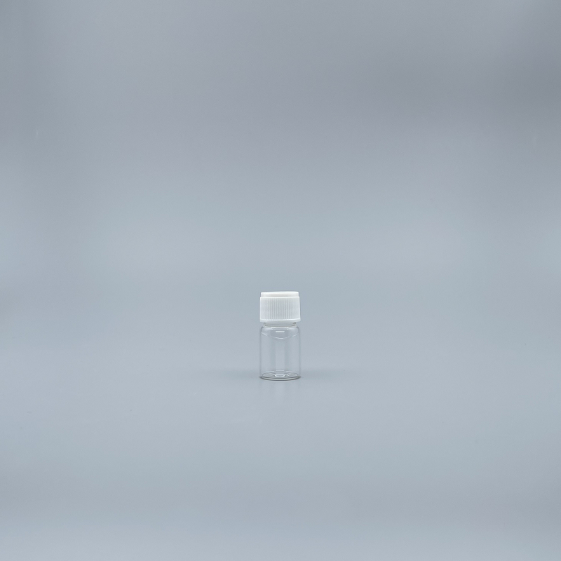 玻璃瓶 透明 5ml  18牙白蓋+21.5x38滴瓶身