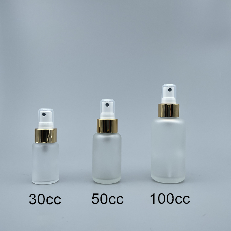 噴瓶 毛玻 金噴頭 30cc L-0350