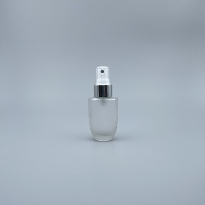 桃型 噴瓶 毛玻 50cc 銀噴頭