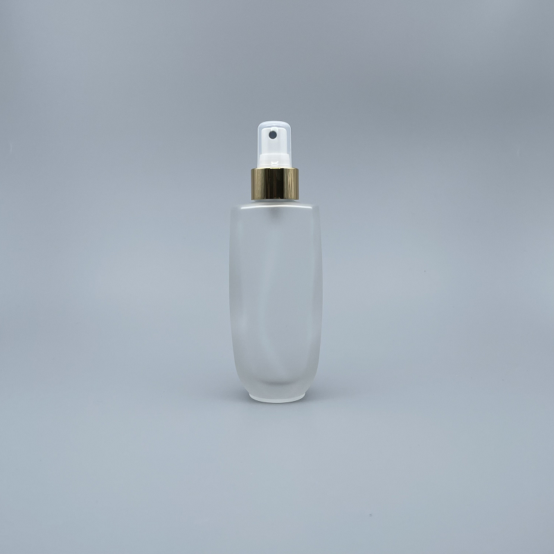 桃型 噴瓶 毛玻 150cc 金噴頭