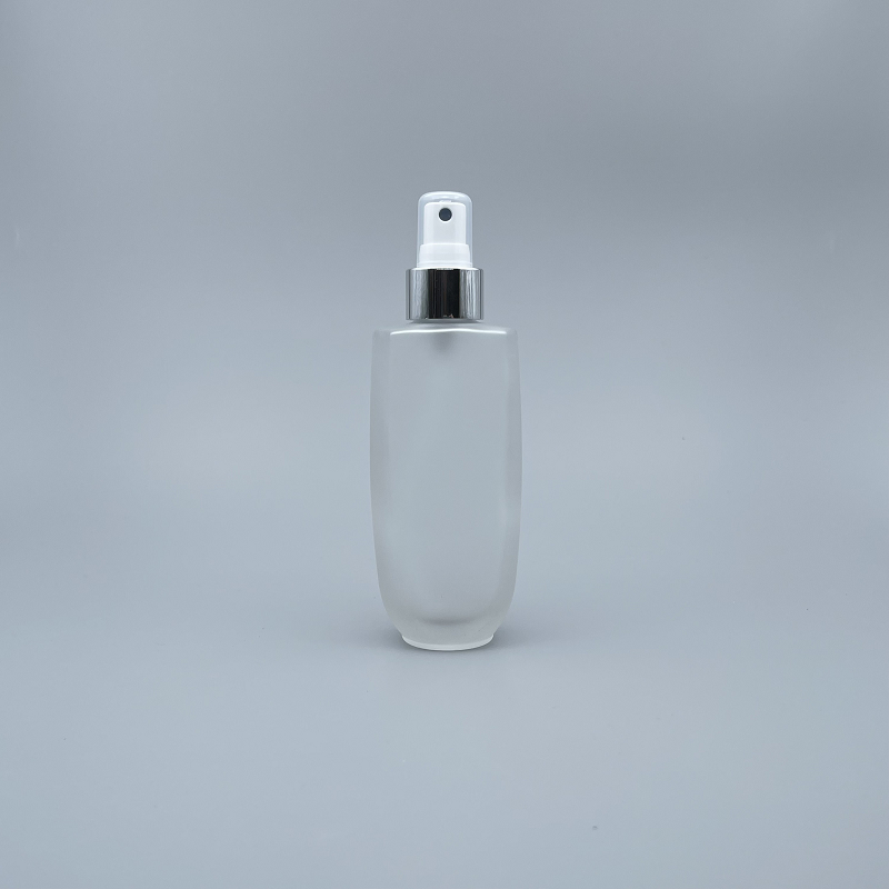 桃型 噴瓶 毛玻 150cc 銀噴頭
