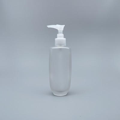 桃型 壓瓶 毛玻 150cc 本色壓頭