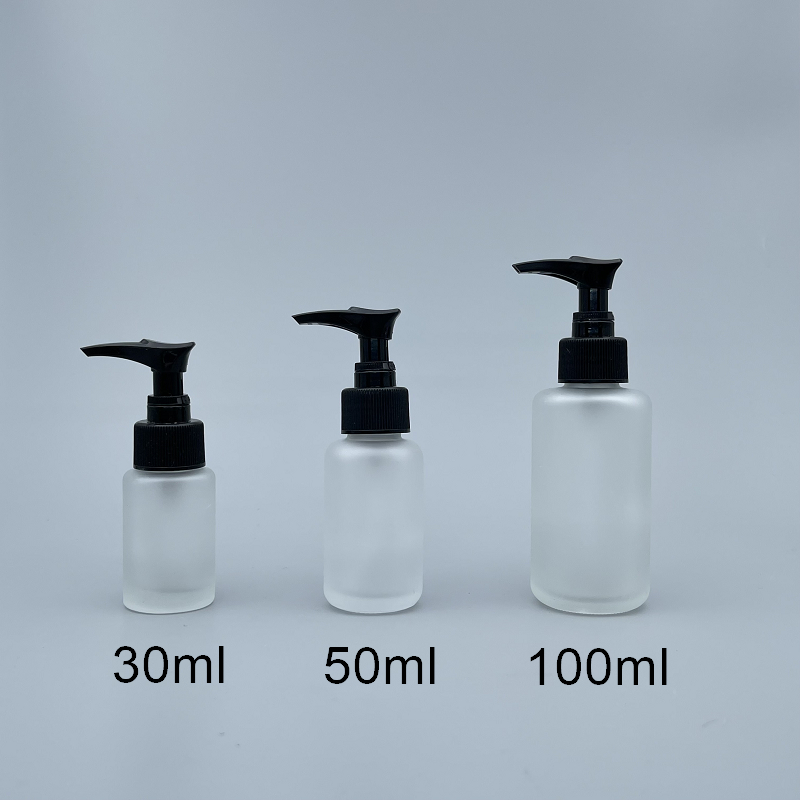 壓瓶 毛玻 50ml 黑壓頭