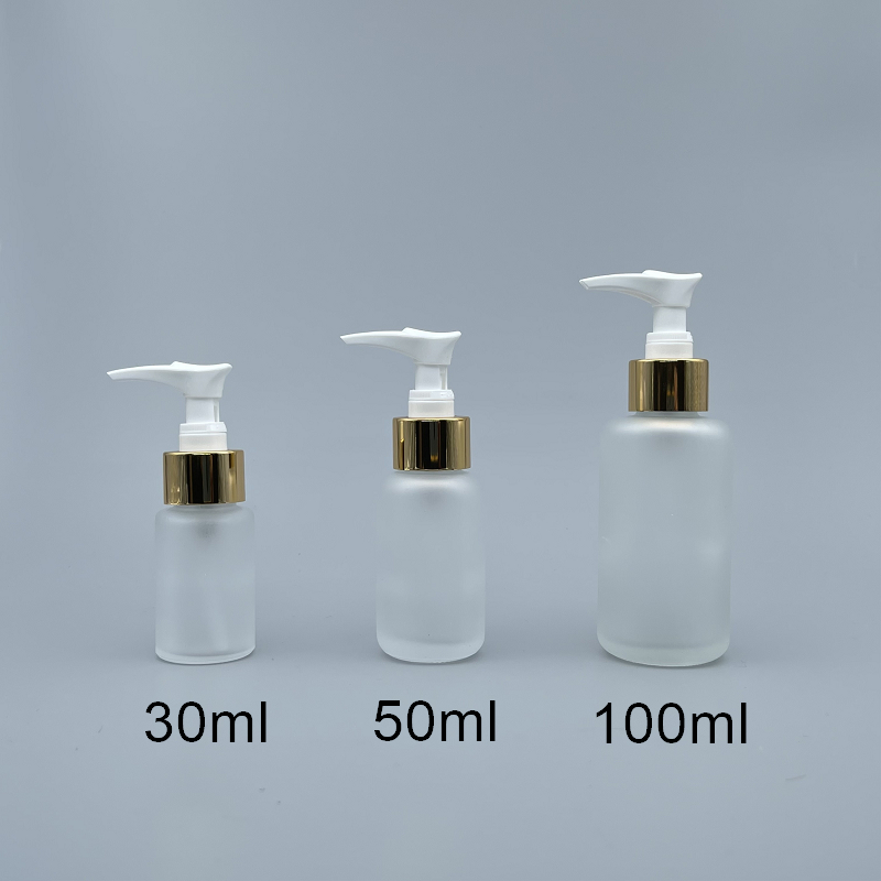 壓瓶 毛玻 100ml 金壓頭