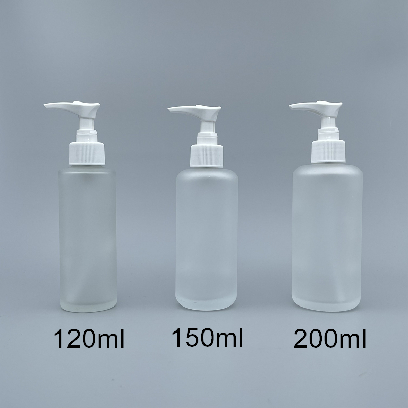 壓瓶 毛玻 120ml NO.1208 白壓頭