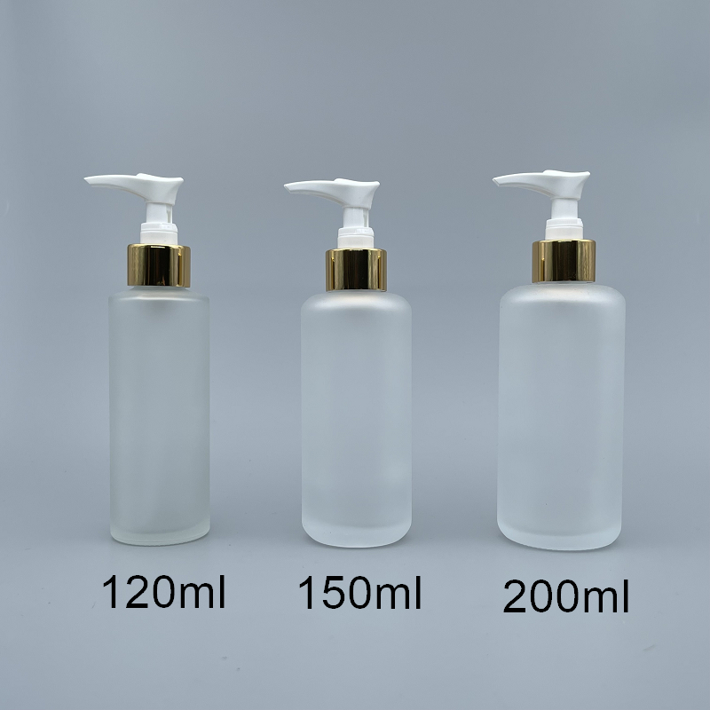 壓瓶 毛玻 120ml NO.1208 金壓頭