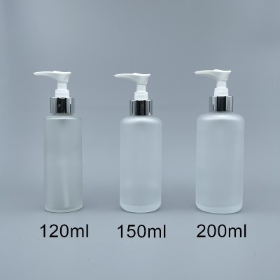 壓瓶 毛玻 200ml 銀壓頭