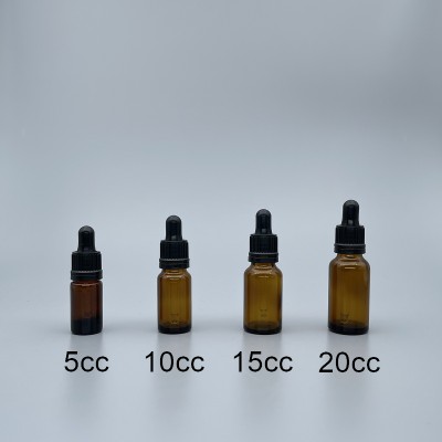 精油滴瓶 德國 茶 黑配件 5cc