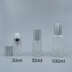 壓瓶 霧銀蓋 毛玻 50ml L-0514