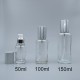 壓瓶 霧銀蓋 透玻 150ml L-1550