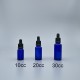 精油滴瓶 進口 藍色 黑配件 30cc