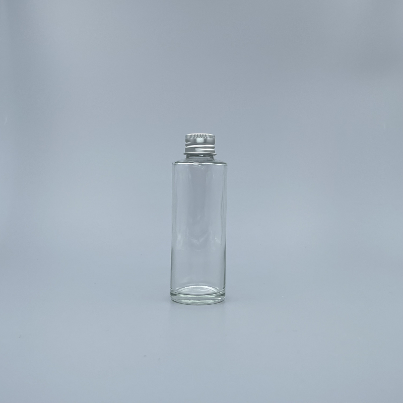 鋁蓋瓶 透玻 120ml 全鋁蓋+有洞內塞