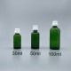 精油瓶 進口 大頭白蓋 綠色 50ml YB