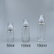 噴瓶 透玻 附蓋 100ml 蓋滾金邊 L-1019