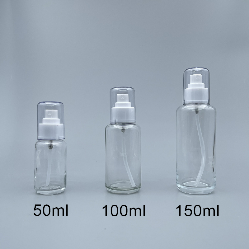 噴瓶 透玻 附蓋 150ml 蓋無滾邊 L-1550
