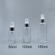 噴瓶 透玻 銀噴頭 150cc