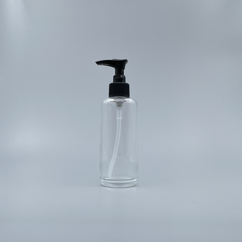 壓瓶 透明 黑色壓頭 150ml L-1550