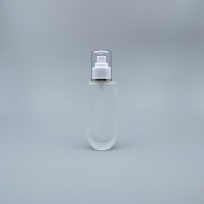 桃型 噴瓶 附蓋毛玻 100cc 蓋滾金邊