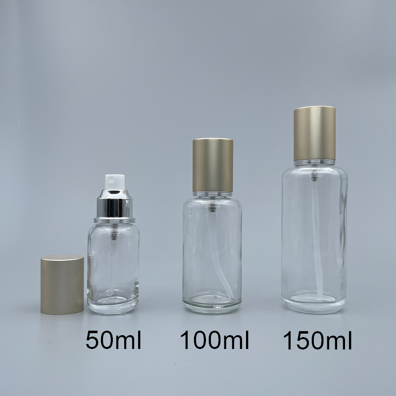 噴瓶 香檳蓋 透玻 50ml L-0514