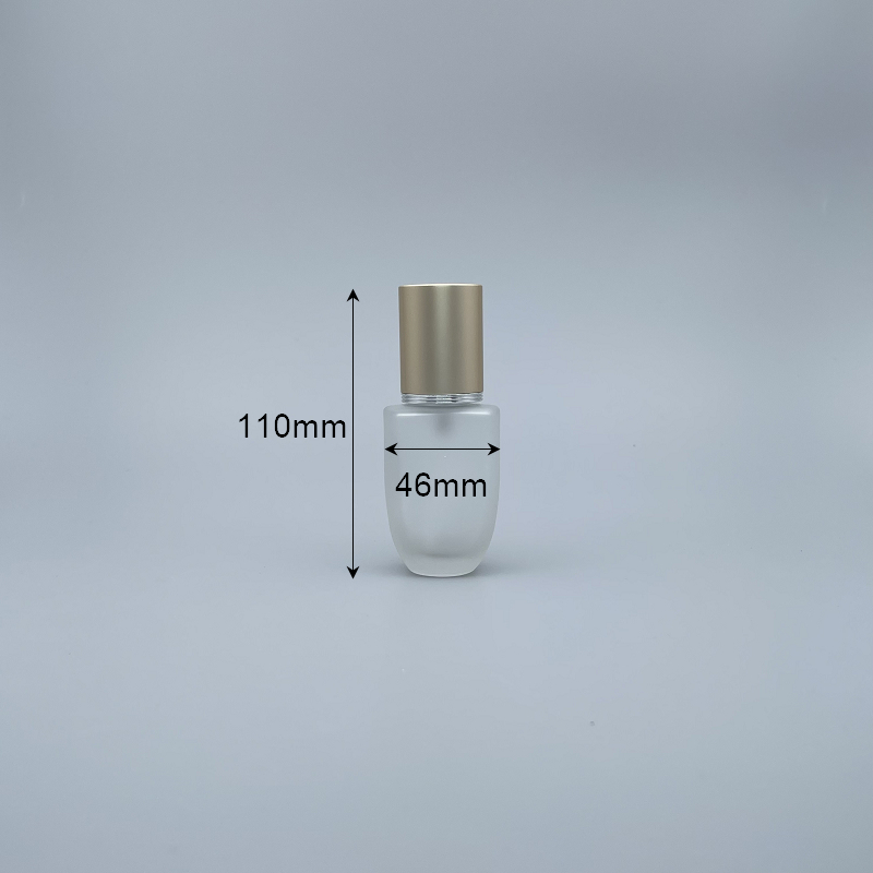 桃型 噴瓶 香檳蓋 毛玻 50cc