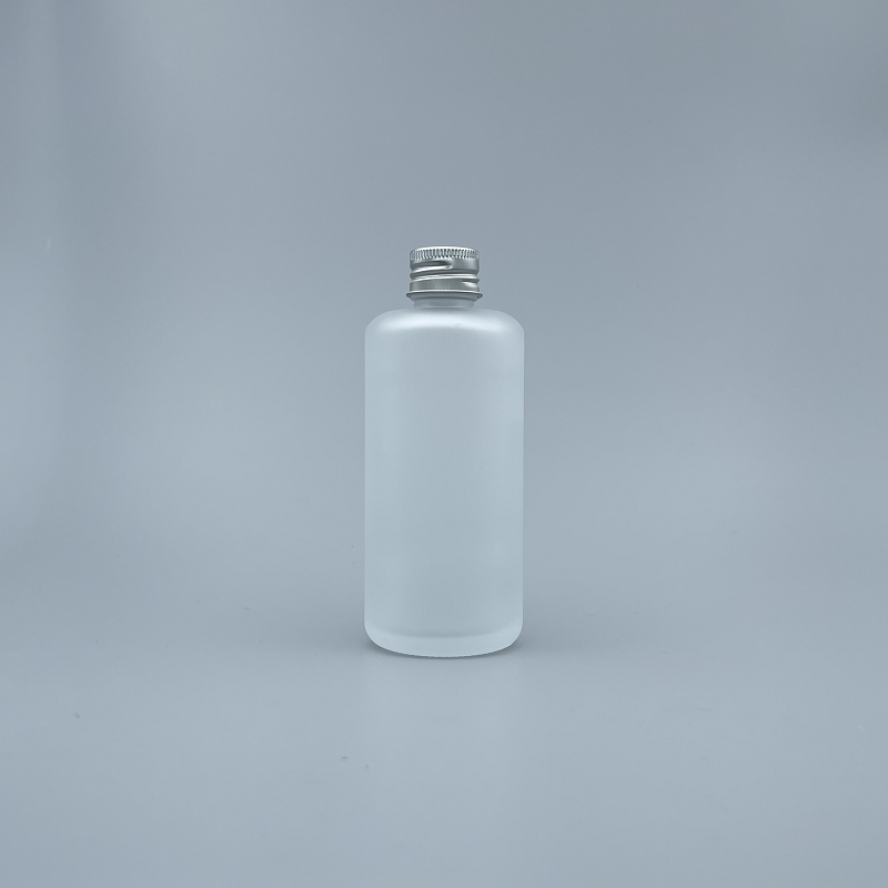鋁蓋瓶 毛玻 200ml 全鋁蓋+有洞內塞