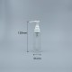 壓瓶 毛玻 30ml L-0334 高型 20牙白壓頭