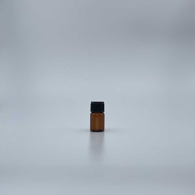 玻璃瓶 茶色 5ml  18牙黑蓋+21x38滴瓶身