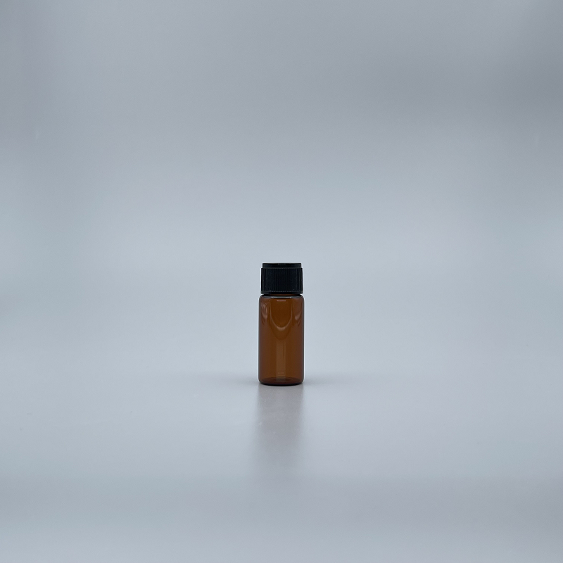 玻璃瓶 茶色 10ml 18牙黑蓋+22x54滴瓶身