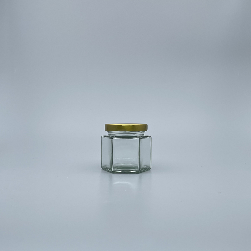 食品罐 六角瓶 110ml RP-25 金蓋 58mm