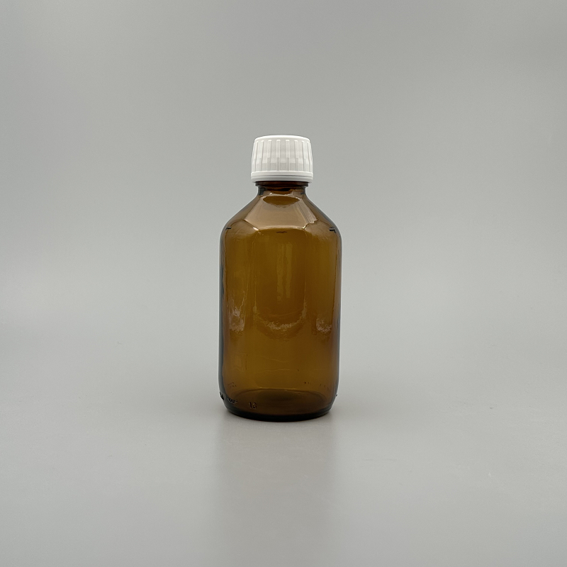 精油瓶 德國 茶 斜肩 28牙安全白蓋 250cc