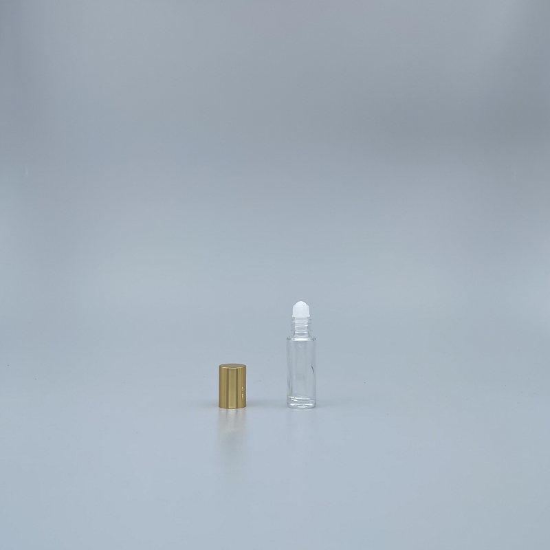 滾珠瓶 玻璃 5cc 金蓋 自動瓶
