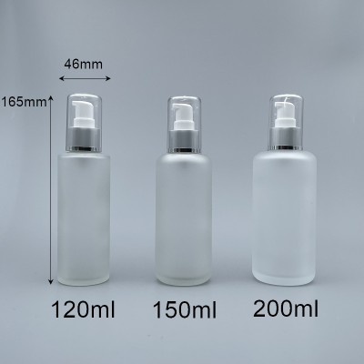 壓瓶 附蓋霧金中束 毛玻 120ml L-1208