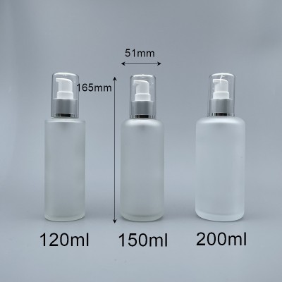 壓瓶 附蓋霧金中束 毛玻 150ml L-1550