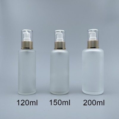 壓瓶 附蓋霧金中束 毛玻 120ml L-1208