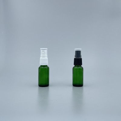 噴瓶 綠色玻璃 黑噴頭 20ml YB