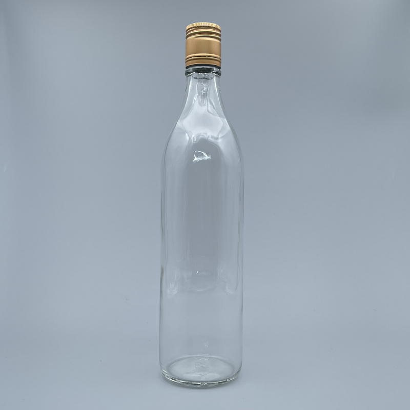 鋁蓋瓶 金蓋 透玻玫瑰紅酒瓶 600ml