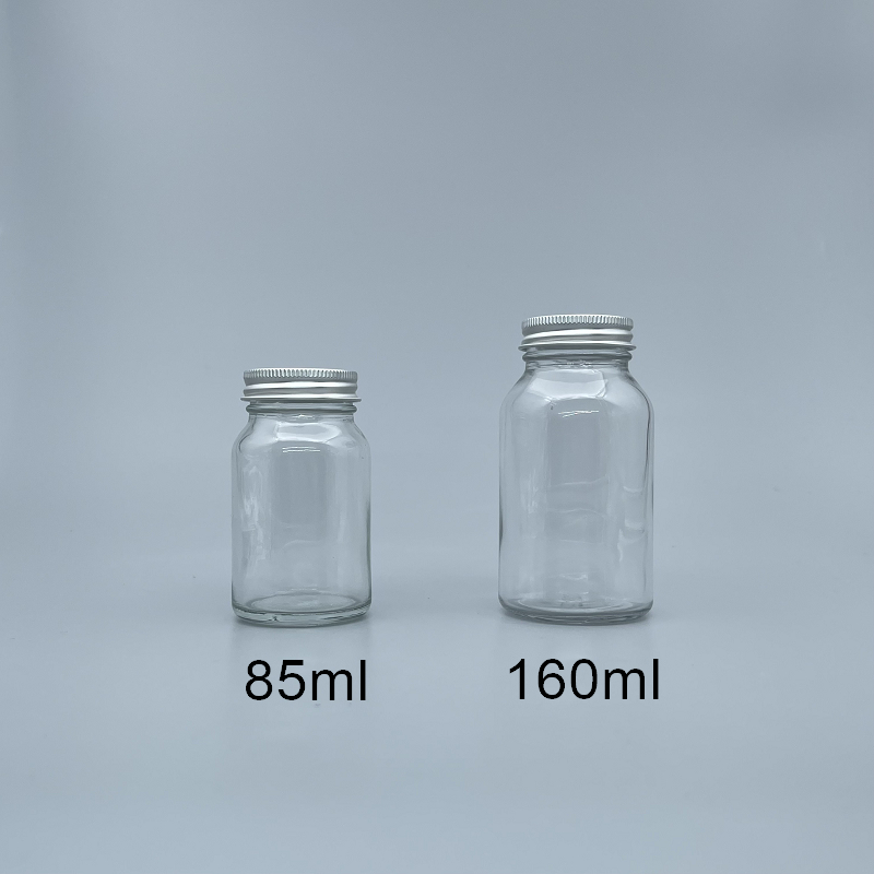透明玻璃瓶 10K 40#全鋁蓋 85ml