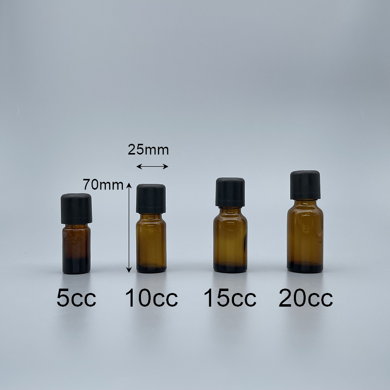 精油瓶 德國 茶色 下壓式安全蓋 10cc