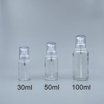 壓瓶 胖胖壓頭 透玻 50ml L-0514