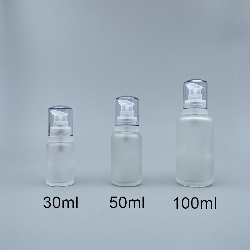 壓瓶 胖胖壓頭 毛玻 100ml L-1019