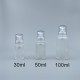 壓瓶 胖胖壓頭 毛玻 100ml L-1019
