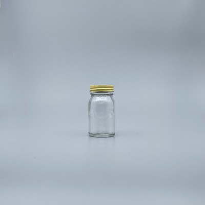 透明玻璃瓶 7K 黃鐵蓋 60ml
