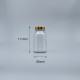 透明玻璃瓶 12K 金蓋 160ml