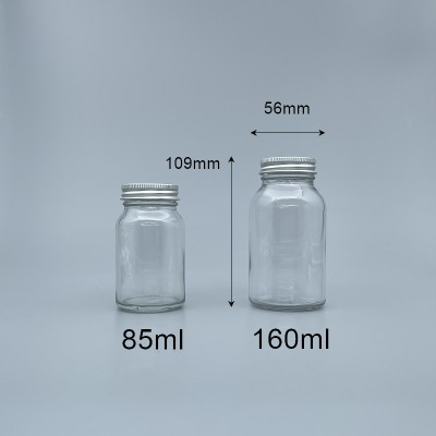 透明玻璃瓶 12K 40#全鋁蓋 160ml