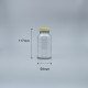 透明玻璃瓶 13K 黃鐵蓋 190ml