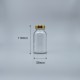 透明玻璃瓶 13K 金蓋 190ml